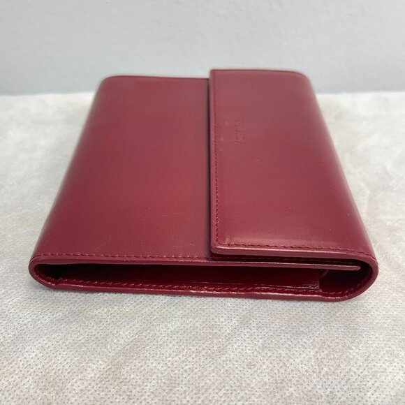 Prada Bordeaus Leather Wallet w/ Coin Pouch - Preowned - Picture 6 of 14